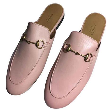 gucci princetown light pink|gucci princetown slippers.